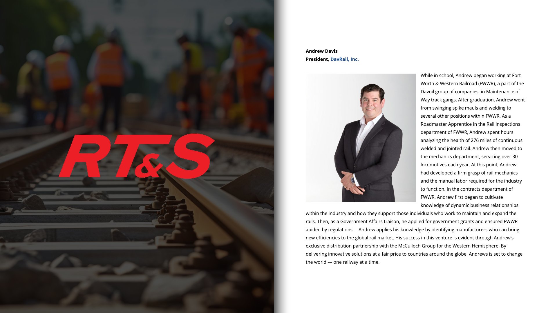 DavRail Carousel - RTS 10 Under 40